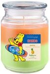 Haribo Duftkerze im Glas mit Deckel | Exotic 510g | Duftkerze Fruchtig | 100h