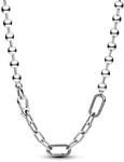 PANDORA ME Metallperle & Gliederhalskette aus Sterling Silber, Kompatibel ME