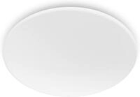 Philips LED Moire Deckenleuchte, 17W, 1700lm, warmwei&szlig;es Licht (2700K), Nickel,