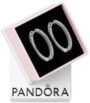 Pandora 293016C01 Zeitlose Pav&eacute;-Ring-Ohrringe