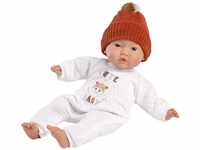 Llorens 1063304 Puppe Cute mit blauen Augen und weichem Körper, Babypuppe inkl.