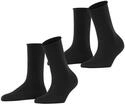 ESPRIT Damen Socken Basic Pure 4er Pack, Gr&ouml;&szlig;e:35-38, Farbe:Black (3000)