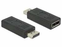 DeLock Adapter DisplayPort 1.2 Stecker an DisplayPort Buchse Portschoner,...