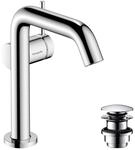 hansgrohe Tecturis S Fine - Waschtischarmatur mit Push-Open Ablauf, energiesparend