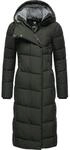 Ragwear Damen atmungsaktiver Wintermantel warmer wasserdichter Steppmantel lang mit