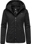 Ragwear Damen Winterjacke warmer Kurzmantel mit Kapuze Dizzie Winter Intl Black22 Gr.