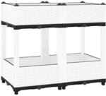vidaXL Hochbeet, Kr&auml;uterbeet Gem&uuml;sebeet zum Selber Bauen, Blumenkasten im