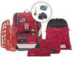 Step by Step Schulranzen-Set 2IN1 Plus &bdquo;Monster Truck Rocky 6-teilig, ergonomischer