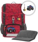 Step by Step Rucksack-Set Kid &bdquo;Monster Truck Rocky, mit Sitzkissen, ergonomischer