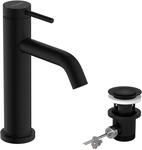 hansgrohe Tecturis S - Waschtischarmatur mit Zugstange, energiesparend...