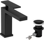 hansgrohe Tecturis E - Waschtischarmatur mit Zugstange, energiesparend (CoolStart),