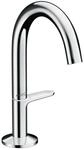 Hansgrohe Waschtischmischer Select 140 Axor One mit Push-Open Ablaufgarnitur chrom