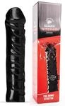 Dildo Steroid &rdquo; The Home Stretch &rdquo; 48,5&times;8,9-10,5cm, schwarz, realistisches