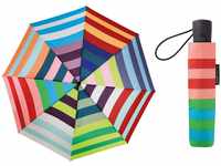 Remember Regenschirm Allegra - farbenfroher Taschenschirm sorgt für gute Laune...
