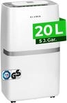 KLAMER Luftentfeuchter elektrisch 20L in 24h mit 5,5L Tank &ndash; Leiser,