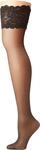 Wolford Damen Matt Fein Strumpfhose Satin Touch 20 Stay - Up 21223, 20 DEN, Gr.