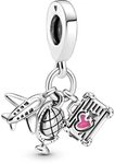 Pandora Charm 799435C01 Flugzeug, Ballon und Koffer | Schmuck f&uuml;r Damen aus