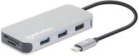 Manhattan USB-C 8-in-1-Dockingstation mit Power Delivery