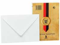 Rössler 20310401 - Briefumschlagpack DIN C6, mit Seidenfutter, 25 Stück, Dürener