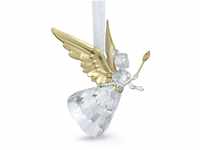 Swarovski Holiday Magic Engel Ornament, Bezaubernder Engel aus Klarem Kristall mit