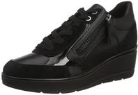 Geox Damen D Ilde B Moccasin, Schwarz, 38 EU