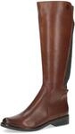 CAPRICE Damen Hohe Stiefel mit Absatz mit Rei&szlig;verschluss Elegant, Braun (Cognac