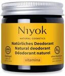 Niyok 2-in-1 anti-transpirante Deocreme "Vitamina" (40ml) | Nat&uuml;rliches Deo ohne