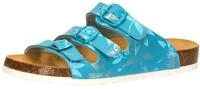 Lico Damen Hausschuhe, Pantolette, T&uuml;rkis Silber, 41 EU