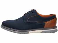 bugatti Herren Sammy Comfort Sneaker, Dark Blue, 42 EU Weit