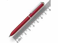 Online 43010/3D Miniatur Dreh-Kugelschreiber Red mit Metallclip, D1-Standardmine 
