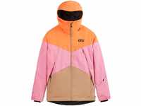 Picture W Seakrest Jacket Colorblock-Orange-Pink - Warme wasserdichte Damen...