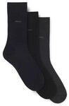 BOSS Herren Socken, Modern, 961 Schwarz/Marineblau/Grau, 47-50