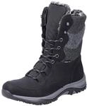 Rieker Damen Stiefel M9643-01, Schwarz Kombi,37 EU