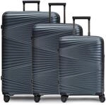Pactastic Ultra leicht Hartschalen Koffer-Set 3-teilig | Robustes Polypropylen