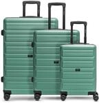REDOLZ Hartschalen Koffer-Set 3-teilig | Leichte Reise-Trolleys aus hochwertigem,