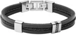 Fossil Armband F&uuml;r M&auml;nner Vintage Casual, L&auml;nge: 180mm - 195mm Schwarzes