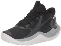 Under Armour Unisex-Kinder UA GS 23 Sneaker, Black/Jet Gray/White, 38.5 EU Weit