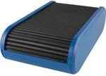 Helit H6218093 - Visitenkartenbox the personal, schwarz/blau