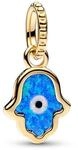 PANDORA Schillernde Blaue Hand der Fatima Charm-Anh&auml;nger 762699C01 Anh&auml;nger