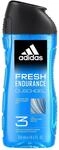 adidas 3in1 Fresh Endurance Duschgel, anregender Duft und langanhaltender Frische,