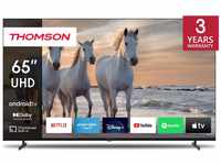 Thomson 65 Zoll (164 cm) UHD Fernseher Smart Android TV (WLAN, HDR, Triple Tuner