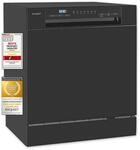 Exquisit Tischgeschirrsp&uuml;ler GSP508-030D schwarz | Sp&uuml;lmaschine 55 cm freistehend 