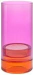REMEMBER Windlicht LYS pink, H 19.3 cm, &Oslash; 9 cm &ndash; Dekoratives Glas Windlicht...