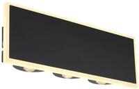 GLOBO LED-Wandleuchte - Schwarz matt - Kunststoff - Metall - 25 x 9 cm