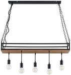 Lindby Esstisch Pendelleuchte mit Ablagefl&auml;che, K&auml;fig H&auml;ngelampe Lampe...