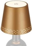 BRILONER - LED Flaschenlampe kabellos mit Touch, dimmbar, warmwei&szlig;, Nachttischlampe,