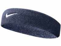 Nike Unisex Erwachsene Swoosh Headband/Stirnband, Blau (Obsidian/White),