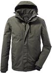 killtec Herren Funktionsjacke mit abzippbarer Kapuze KOW 161 MN JCKT, oliv, XL,