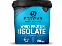 Whey Protein Isolate 2kg Himbeer Joghurt Bodylab24, Eiweißpulver aus Whey...