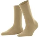 FALKE Damen Socken Softmerino W So Wolle Baumwolle einfarbig 1 Paar, Blau Linen